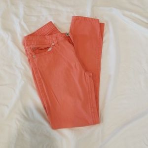 Jordache skinny jeans.  Add a pop of color!